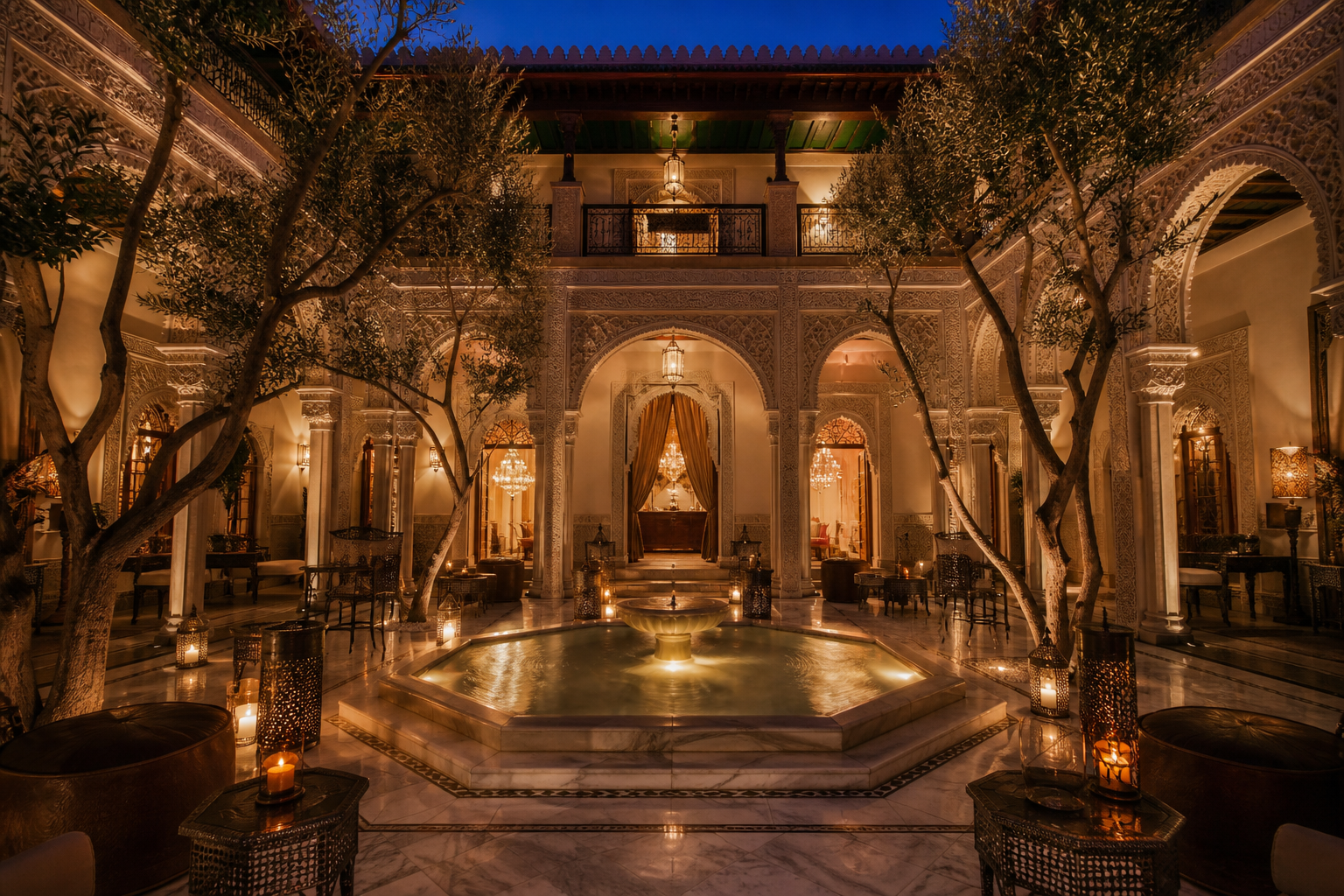 Guesthouse courtyard